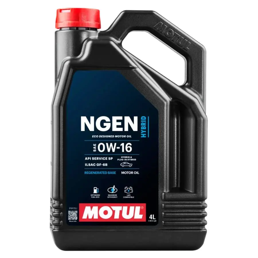 Motul Hybrid 0W16 Synthetic Engine Oil 4L 111887 1