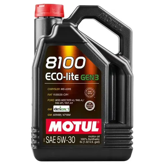 Motul 8100 Eco-Lite Gen3 5W-30 4X5l Us Can 101667 1