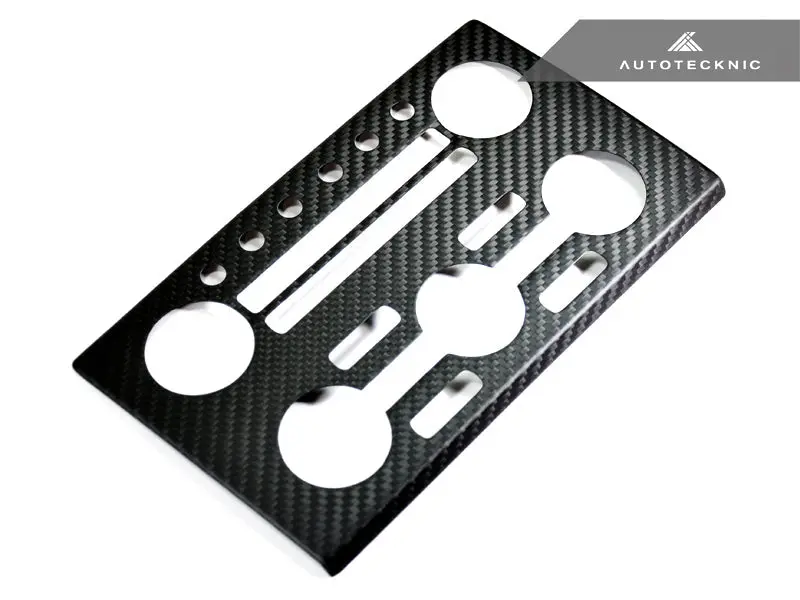 Autotecknic Dry Carbon Ac Stereo Dash Panel Cover - Nissan R35 Gtr 1