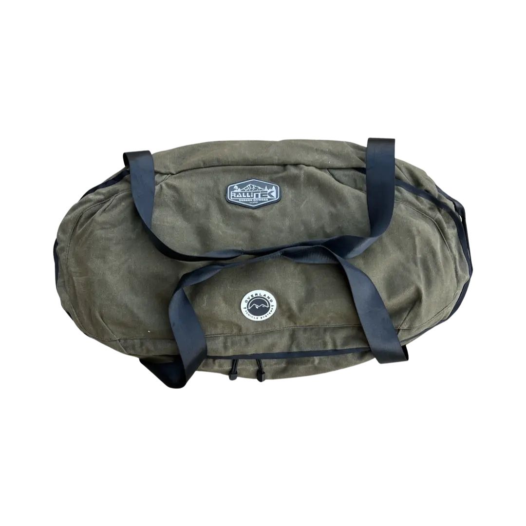Rallitek Overland Vehicle Systems X Rallitek Large Duffle With Handle And Straps - Waxed Canvas 1