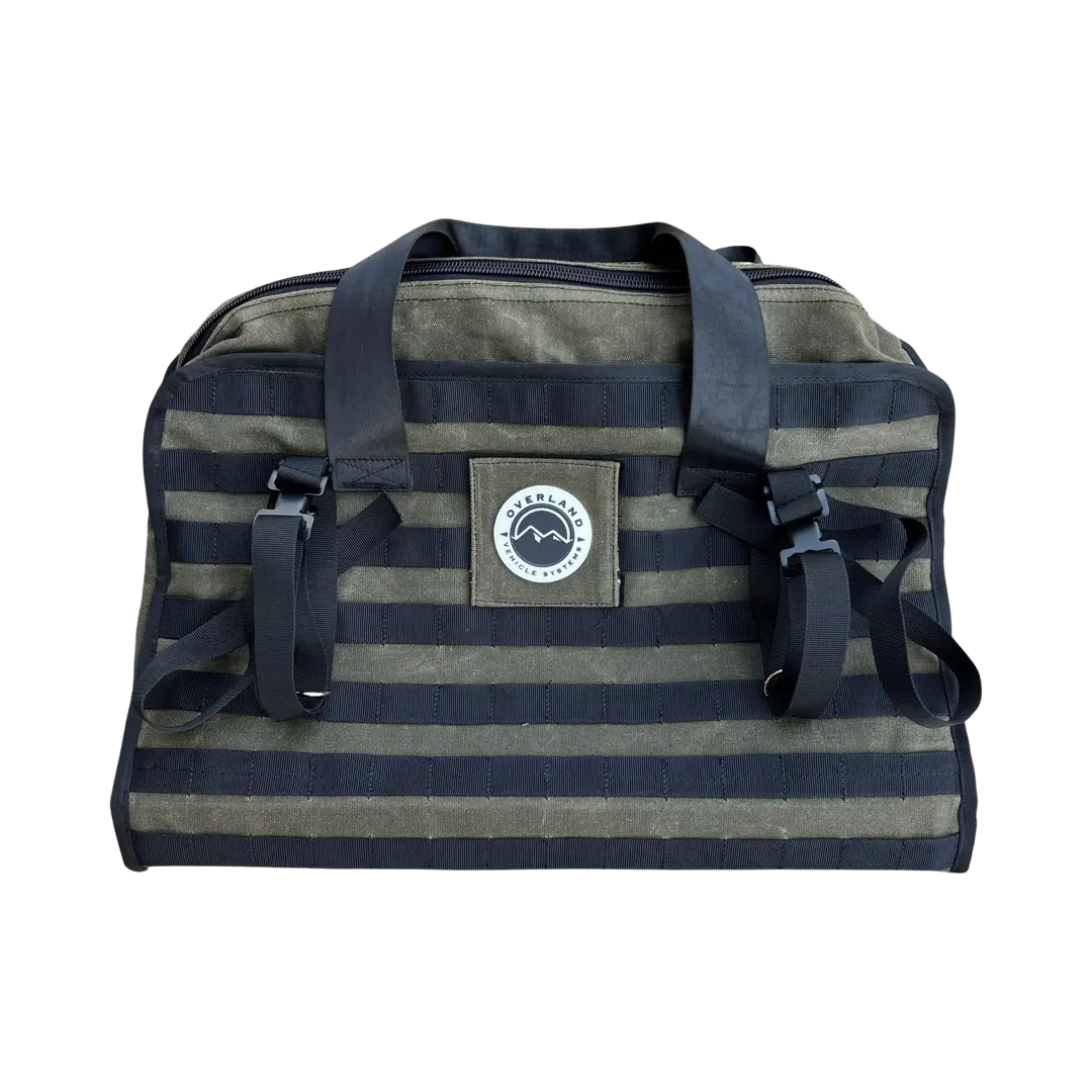 Rallitek Overland Vehicle Systems X Rallitek Canyon Large Recovery Bag With Handle And Straps - Waxed Canvas 1