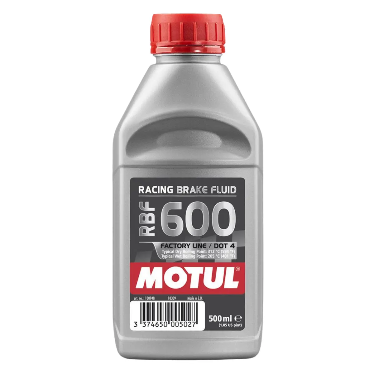 Motul Rbf 600 Factory Line 100% Synthetic Racing Brake Fluid 500Ml 100949 1 Pack 1