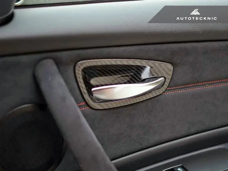 Autotecknic Dry Carbon Interior Door Handle Trim Set - E82 1M | 1-Series 4