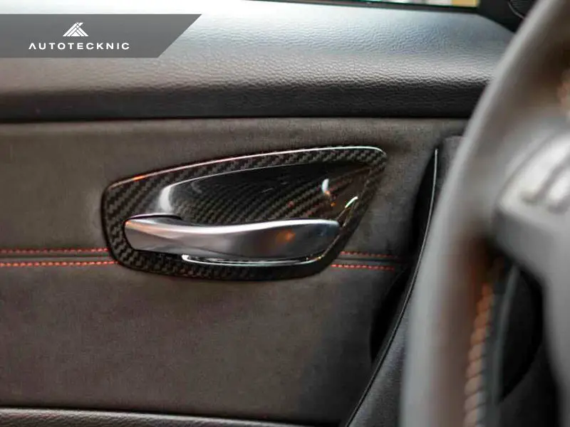 Autotecknic Dry Carbon Interior Door Handle Trim Set - E82 1M | 1-Series 2