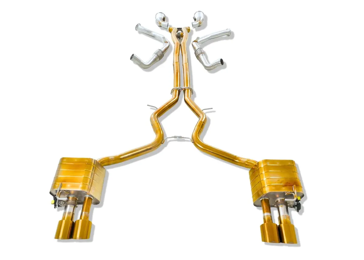 Porsche 971 Panamera Turbo / Gts Valvetronic Exhaust System - Yonristic Performance 13