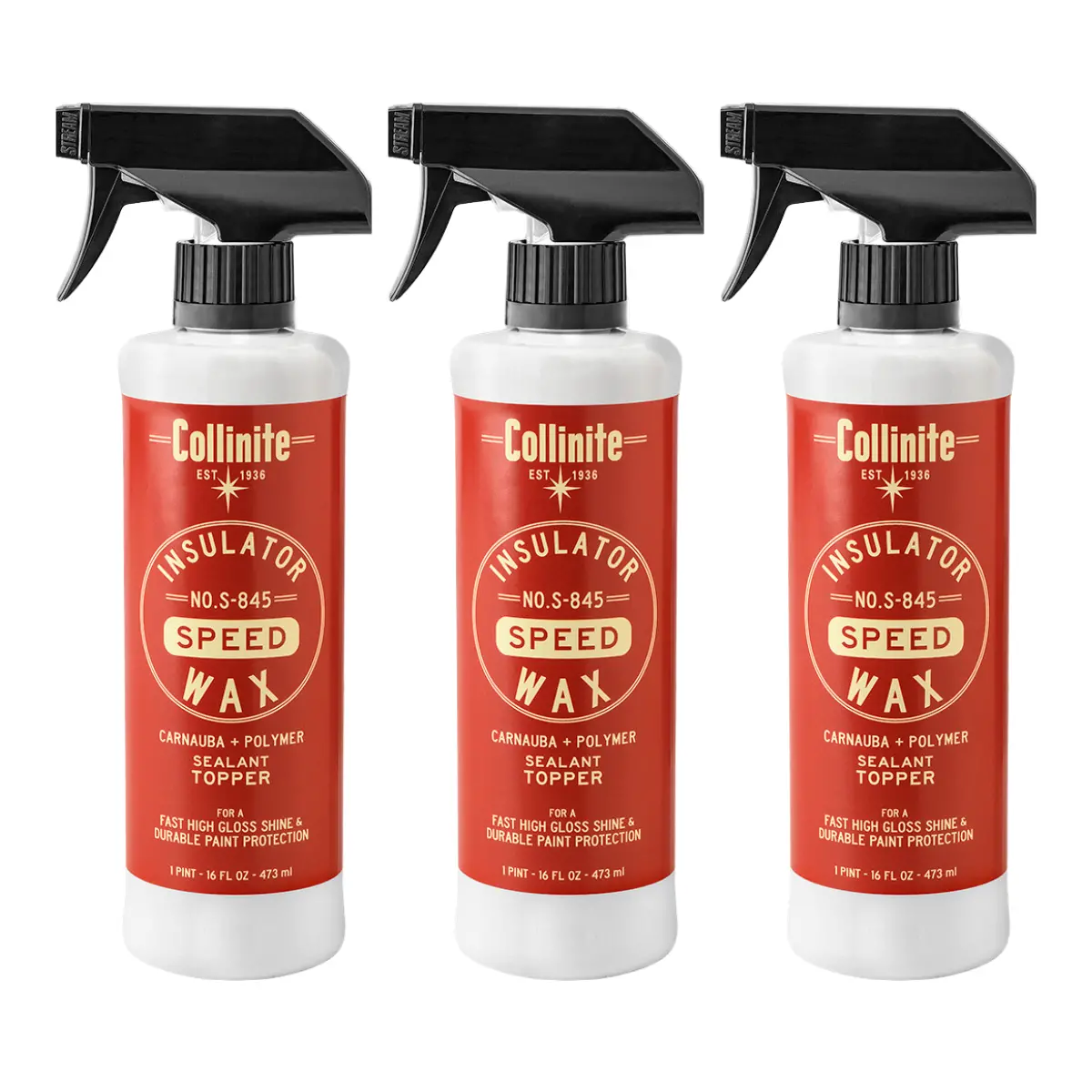 Collinite No. S-845 Insulator Speed Wax Sealant/Wax Topper-Maintainer Pack Of 3 1