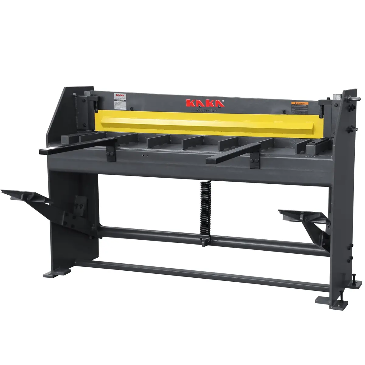 Manual Treadle Guillotine Shear Q01-5216B, Steel Welded Structure Sheet Metal Guillotine Shear 1