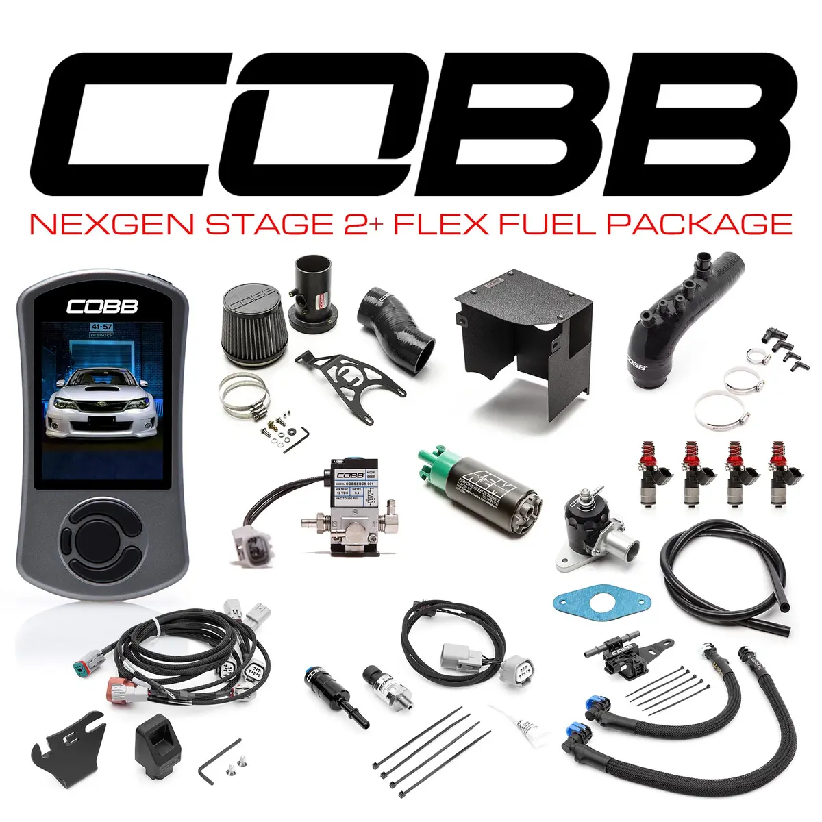 Cobb Subaru Stage 2 + Nexgen Flex Fuel Power Package Wrx 2011-2014 1