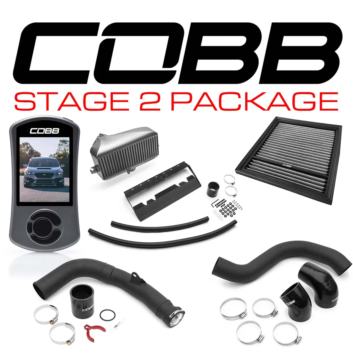 Cobb Subaru Stage 2 Power Package Black Wrx 2022-2025 1