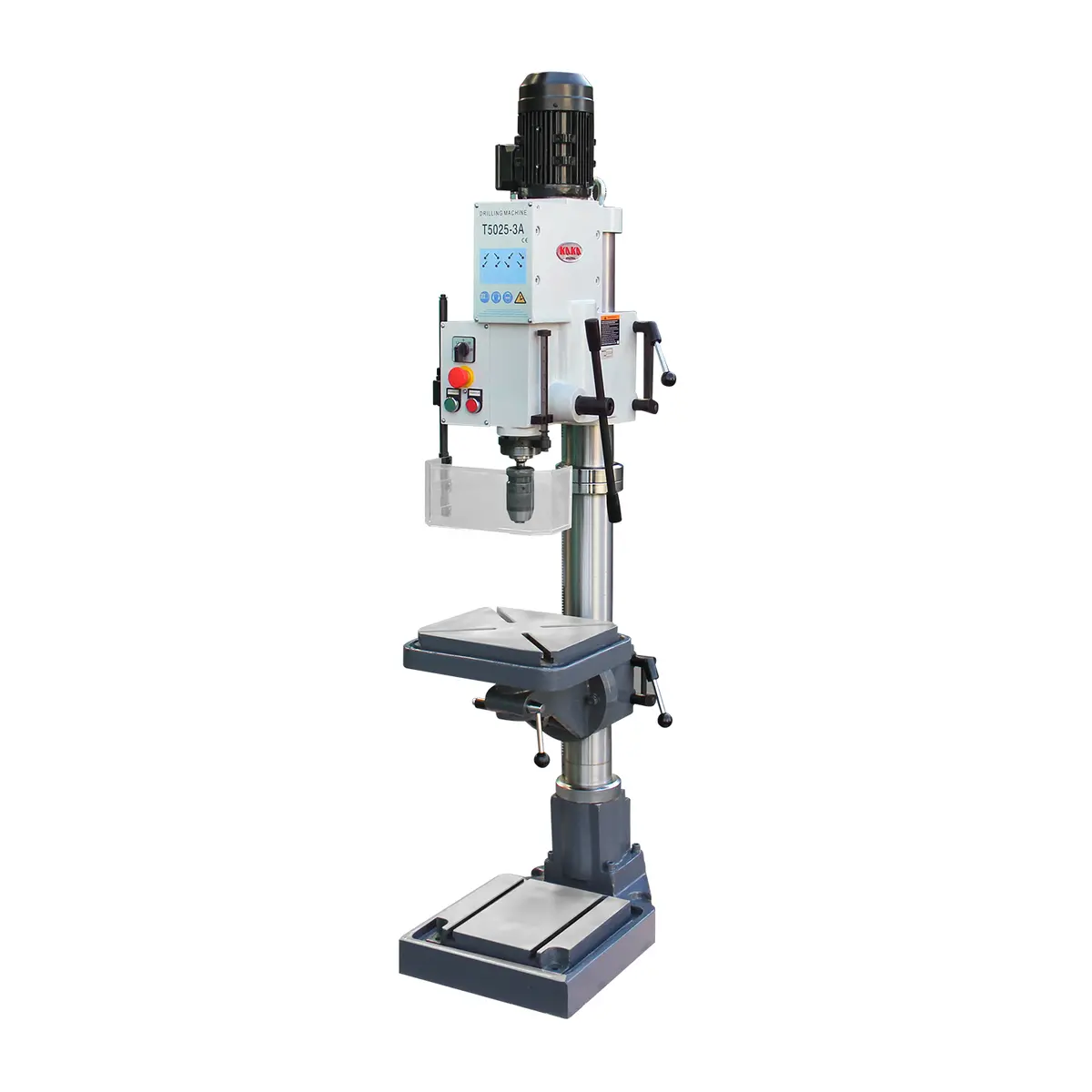 Vertical Drilling Machine Gear Drive Head T5025-3A, 25Mm Drill Capacity, Pillar Drill Machine, Column Gear Head Drill 1