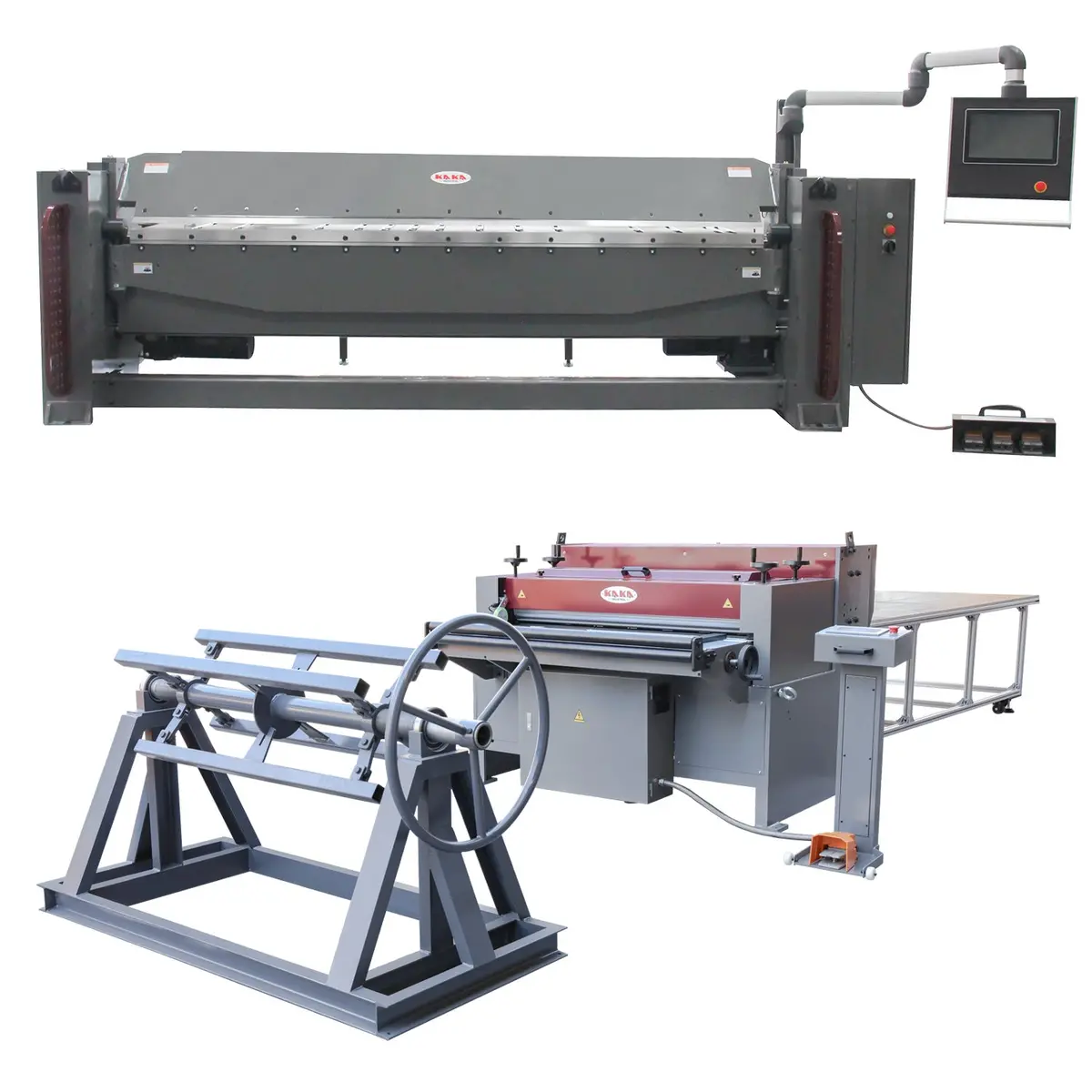 Pack Sale! Slitter & Blanking Line Ps-1220X1.5Gt & Cnc Sheet Metal Folder Tfm3100x2.0E 1