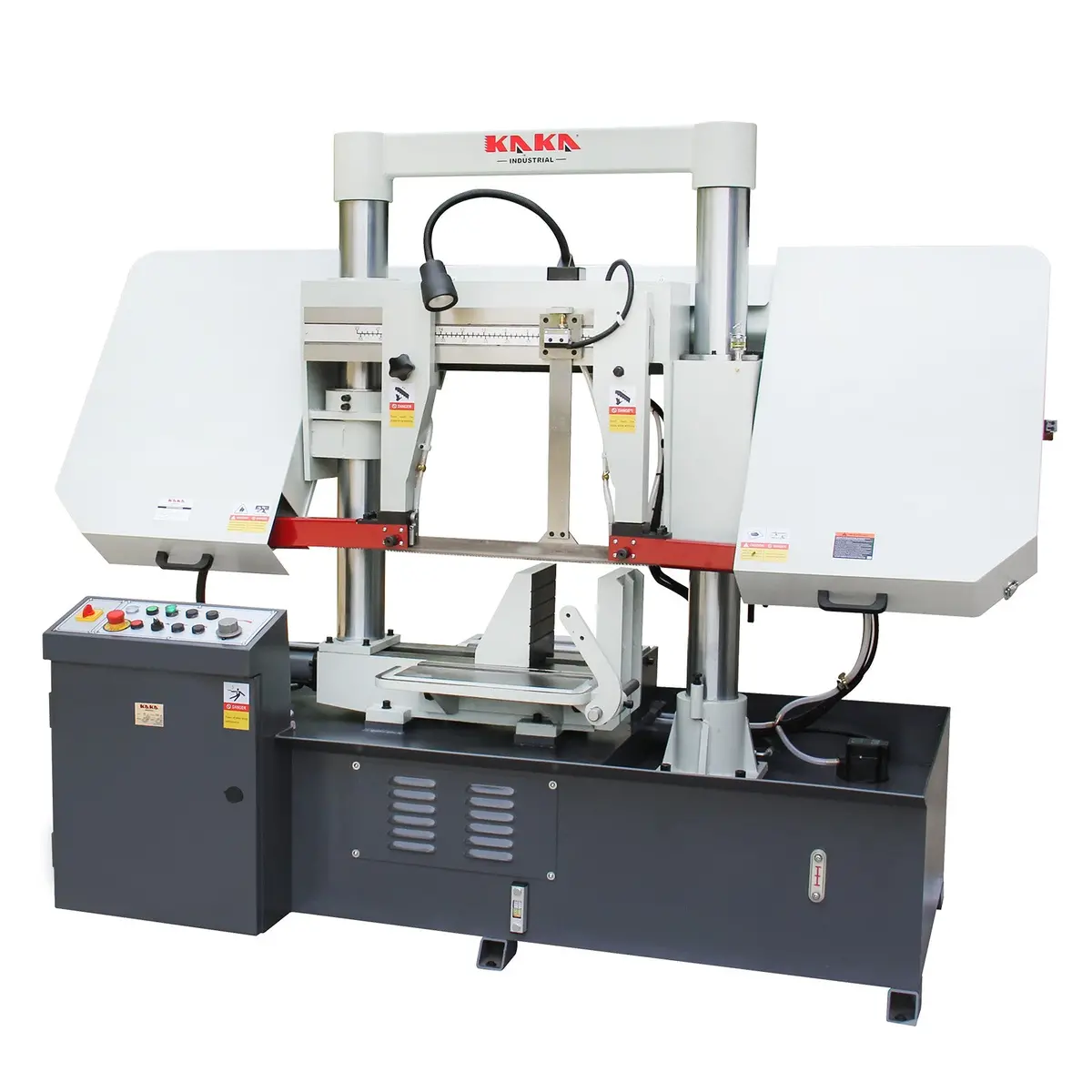 Double Column Band Saw Tgk-16, Ø400mm-400X400mm Gear Drive Double Column Band Saw With Hydraulic Clamping, Structural Steel Cutting Saw 1