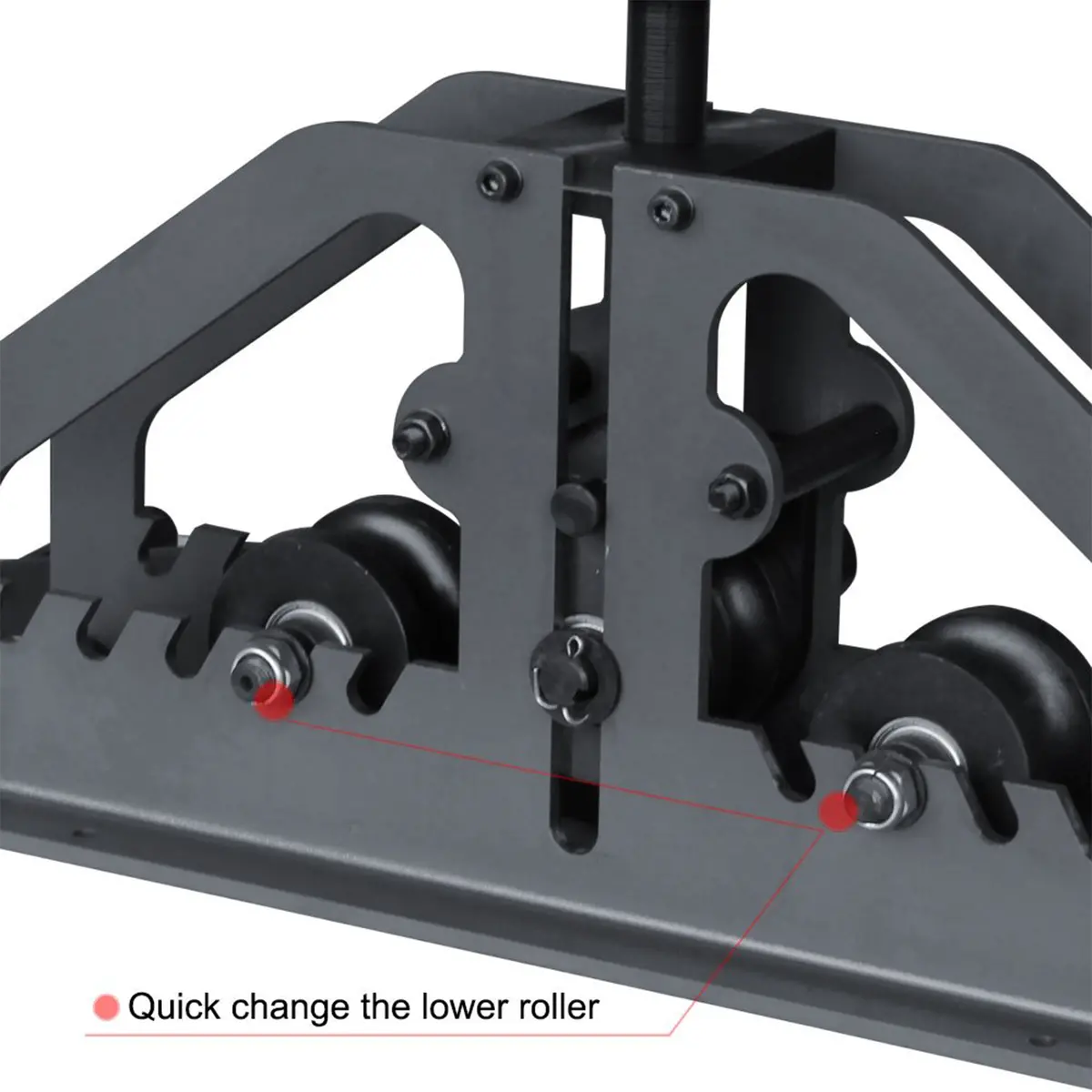 Manual Tube Pipe Roller Bender Tr-60L, High Precision Tubing Pipe Bender Without Rollers 2