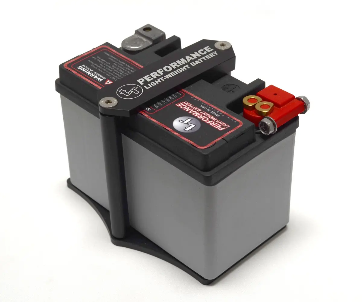 Tr-B2100 21Lbs Agm Lightweight Battery Street Use Race Use Track Use Universal Fit With Battery Tender, Accessories (Optional) 3