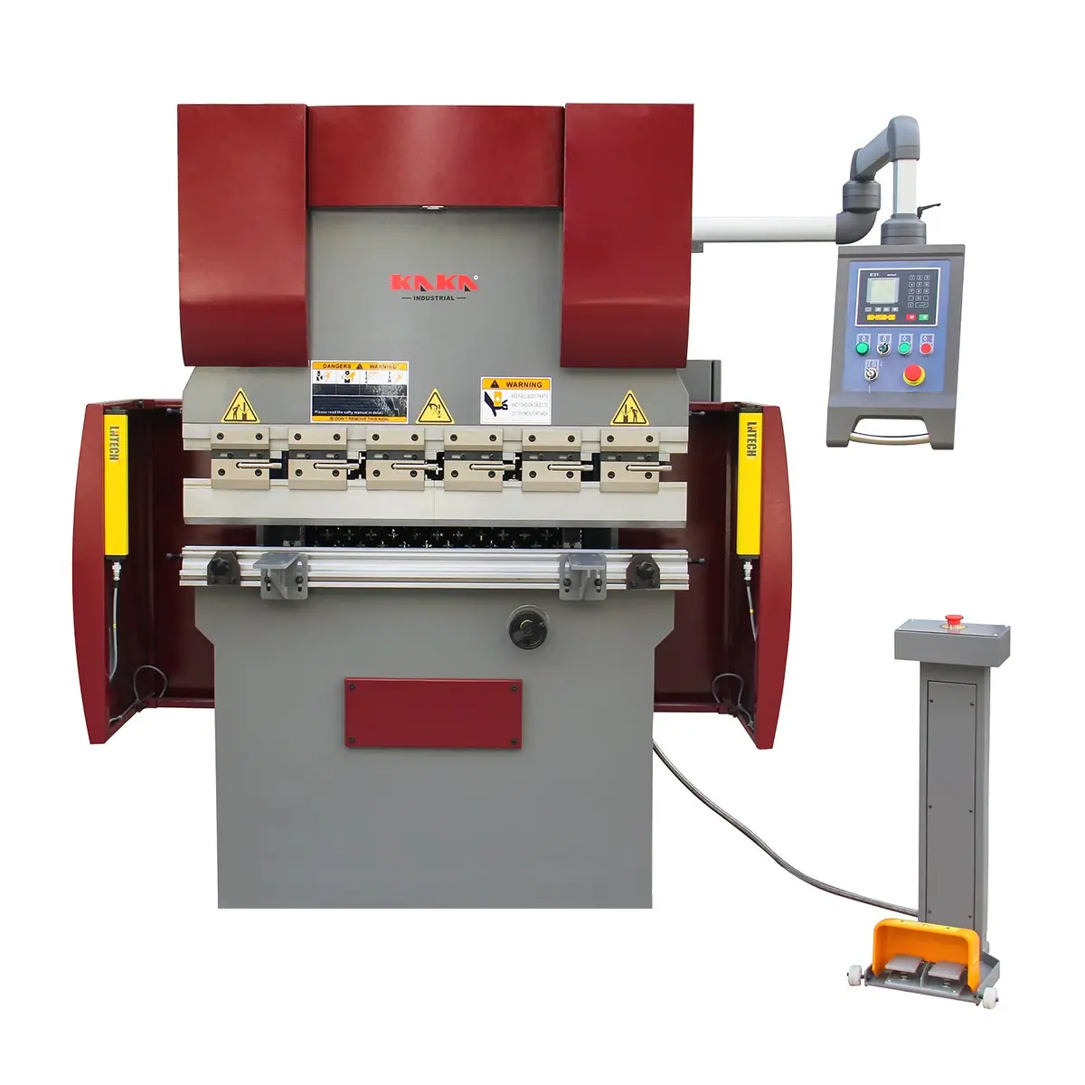 Hydraulic Press Brake Wc67y-30/1300A, Vertical Press Brake, Nc Type Bending Machine With E21 System, 415V Power 1