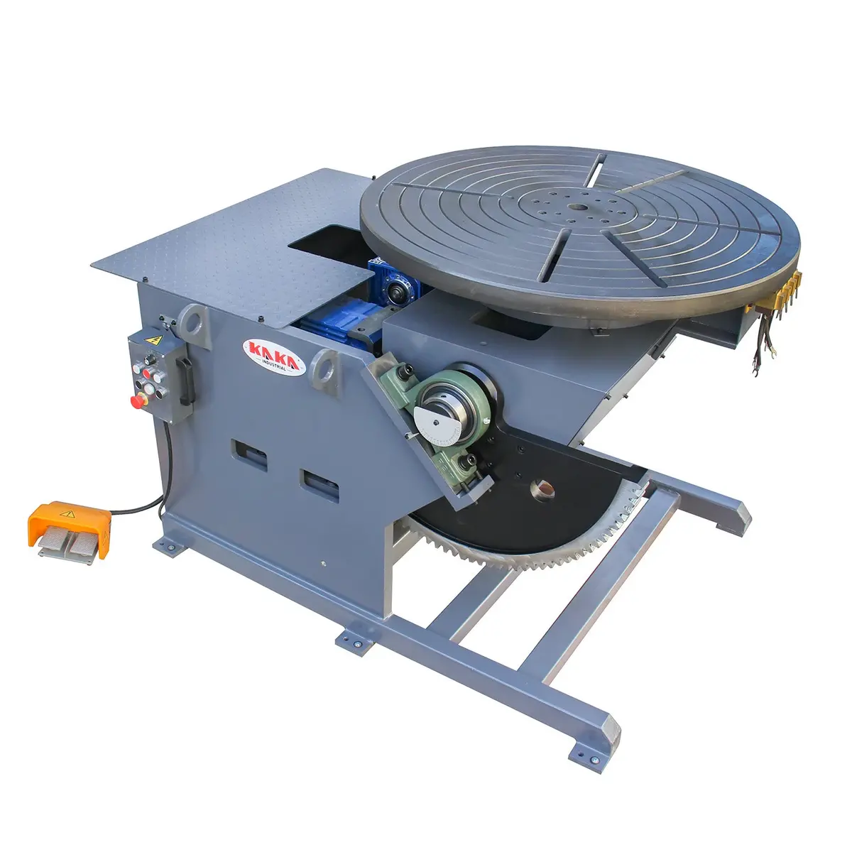 Heavy-Duty Tilting Welding Positioner Wp-2000 / Rotary Turntable – 2,000 Kg Capacity, 0-135° Tilt, Variable Speed Rotation 1