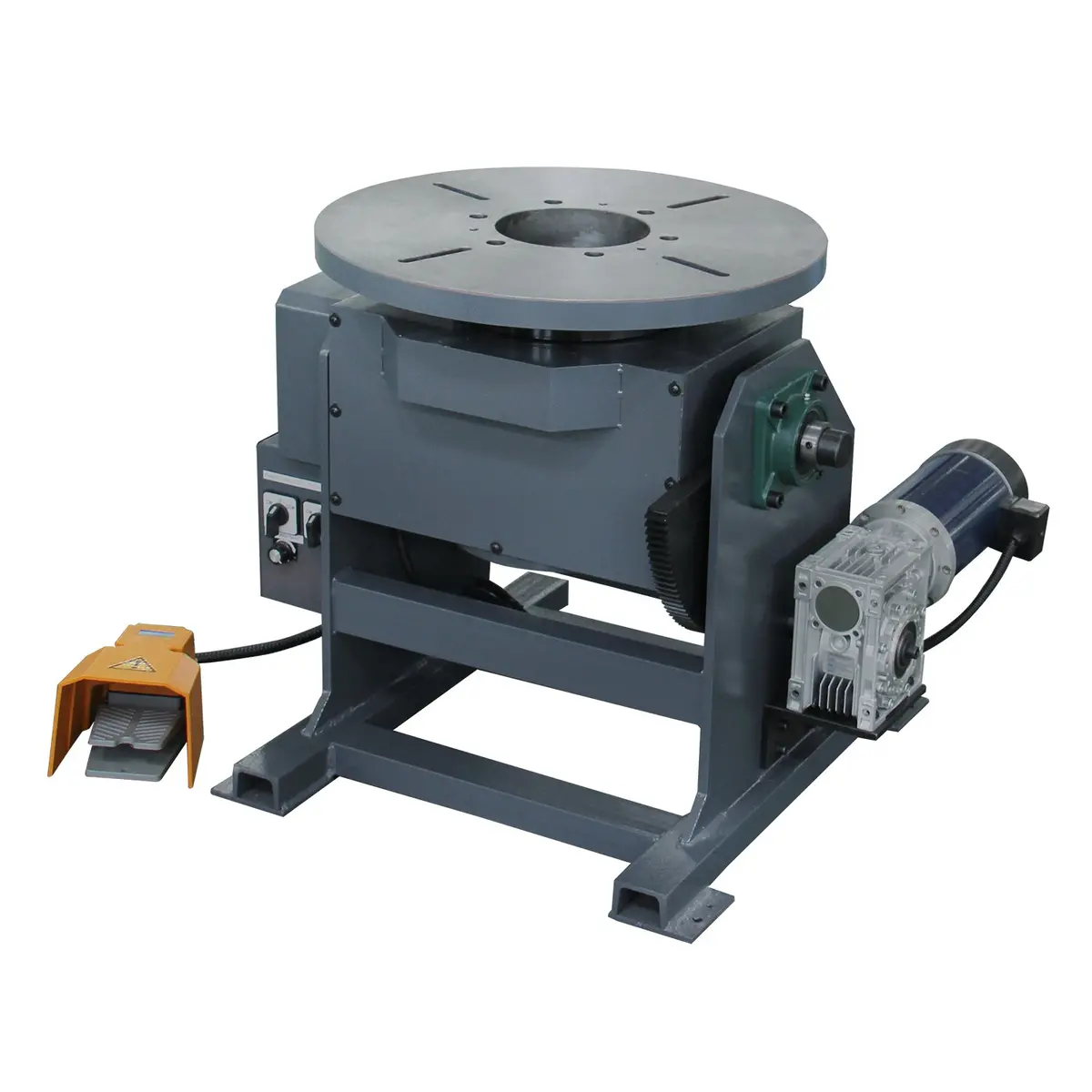 500Kg Welding Positioner Wp-500T, Variable Speed Rotary Turntable With 170Mm Through Hole, Electric Tilt Turntable 1