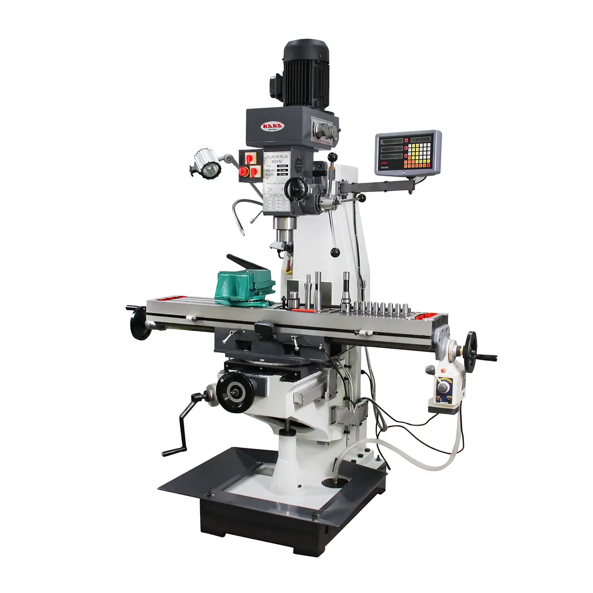 Vertical Drilling Milling Machine Zx5325c, Gear Head Auto Feed Table Drilling And Milling Machine C/W 3 Axis Dro, 415V Motor 1