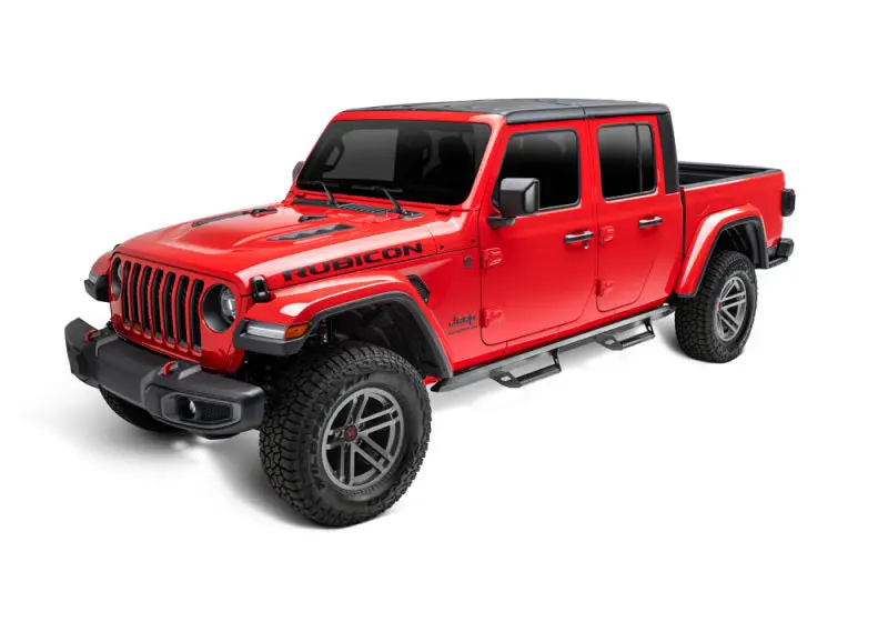 N-Fab Predator Pro Step System 2019 Jeep Wrangler Jt 4Dr Truck Full Length - Tex. Black 2