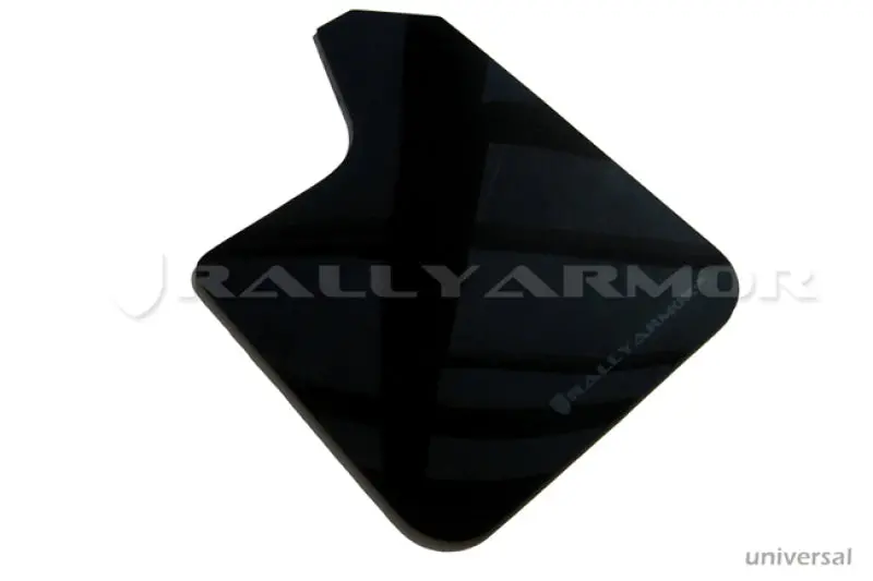 Rally Armor Universal Ur Black Mud Flap Red Logo - Pair 2