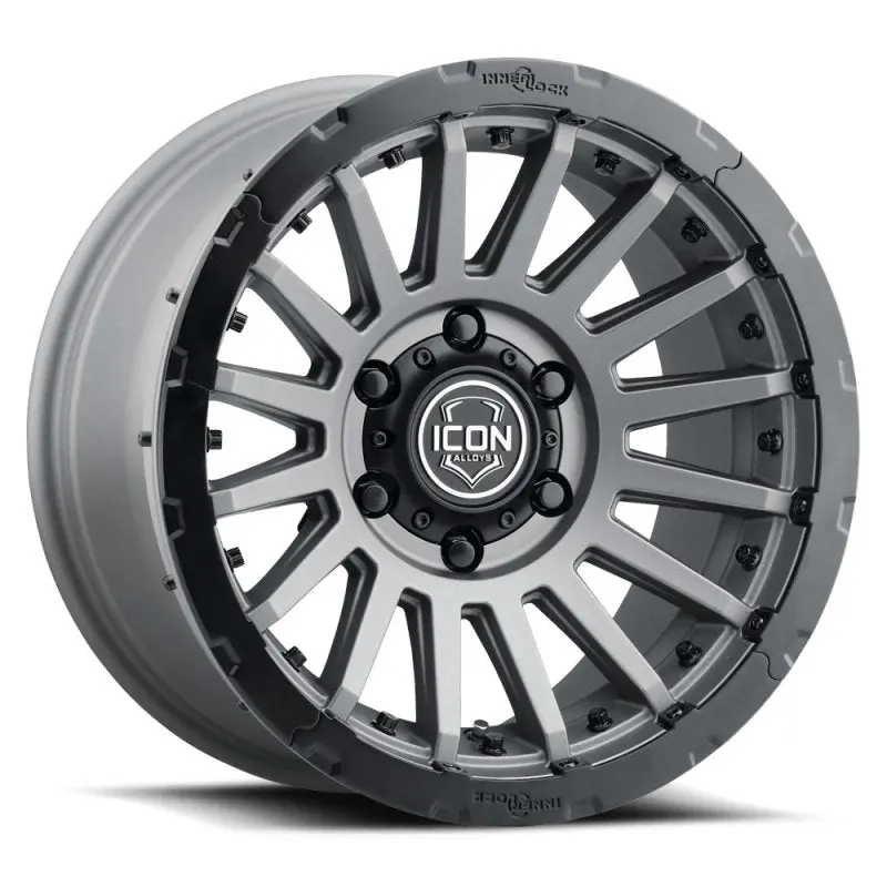 Icon Recon Pro 17X8.5 5X5 -6Mm Offset 4.5In Bs 71.5Mm Bore Charcoal Wheel 1