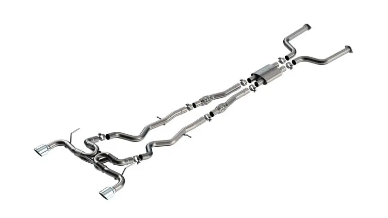 Borla 16-24 Infinity Q50 (Auto V6) Atak Cat Back - 4.5In Chrome Tip 1