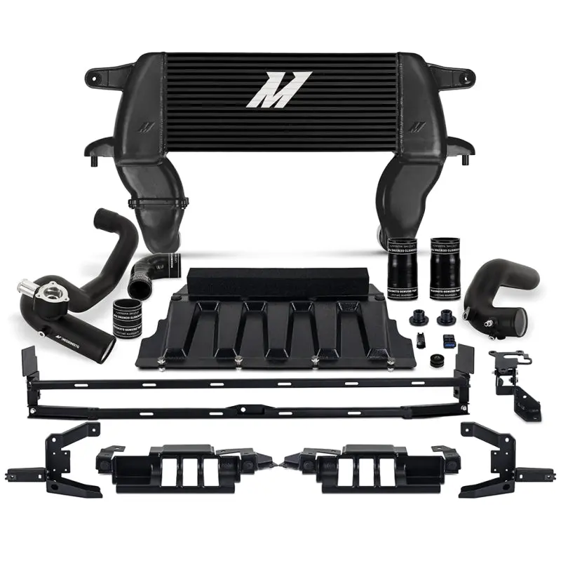 Mishimoto 21+ Bronco 2.3L High Mount Int Kit Bk Core Bk Pipes 1