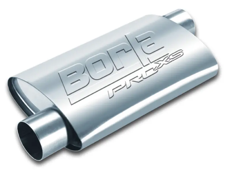 Borla Universal Pro-Xs 3In Inlet//Outlet Offset/Offset 14X9 1/2 X 4 Muffler 1
