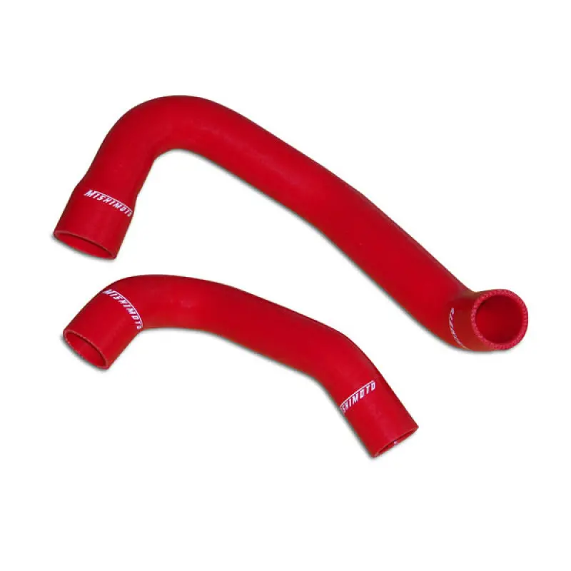 Mishimoto 97-04 Jeep Wrangler 6Cyl Red Silicone Hose Kit 2
