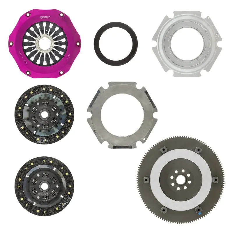 Exedy 04-17 Subaru Wrx Sti Ej255/Ej257 2.5L Twin-Organic Clutch Kit 2
