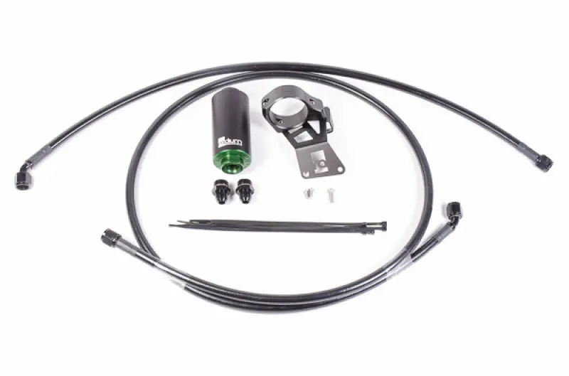 Radium Engineering Mitsubishi Evo X Fuel Hanger Feed Kit - Stainless Filter 1
