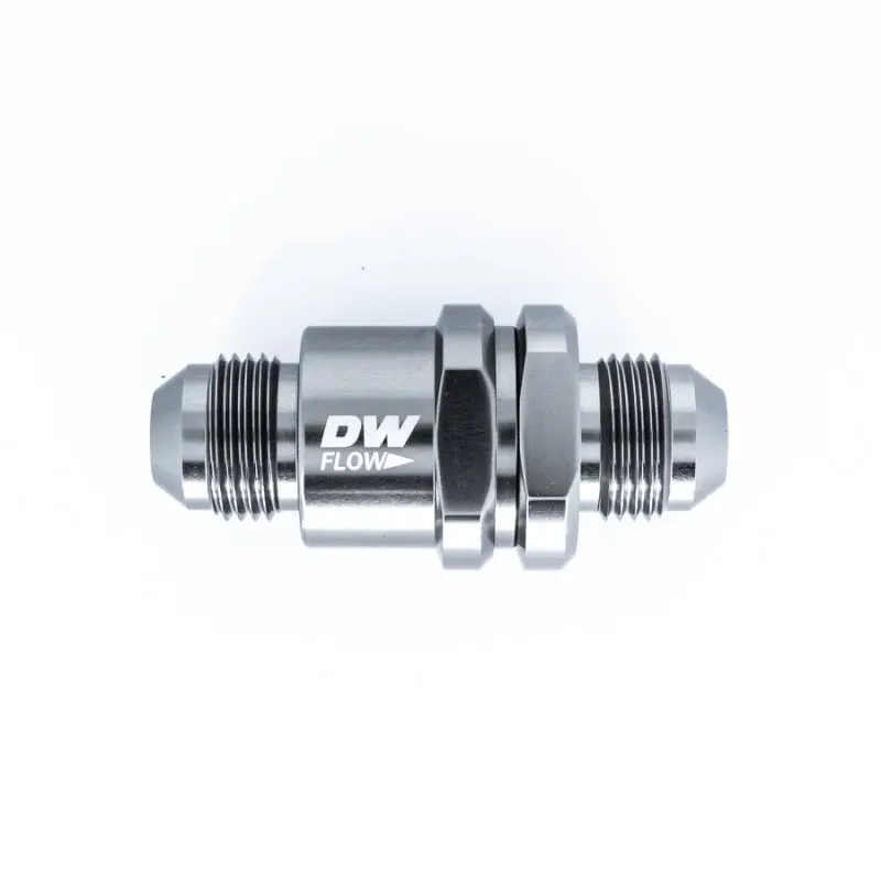 Deatschwerks 8An Male Flare + 8An Male Flare One Way Check Valve 1