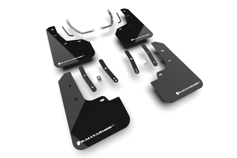 Rally Armor 25-26 Hyundai Tucson (Excl. Ice &Amp; Xrt) Black Ur Mud Flap W/ White Logo 1