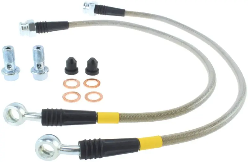 Stoptech 97-04 Chevrolet Corvette Stainless Steel Rear Brake Line Kit 1