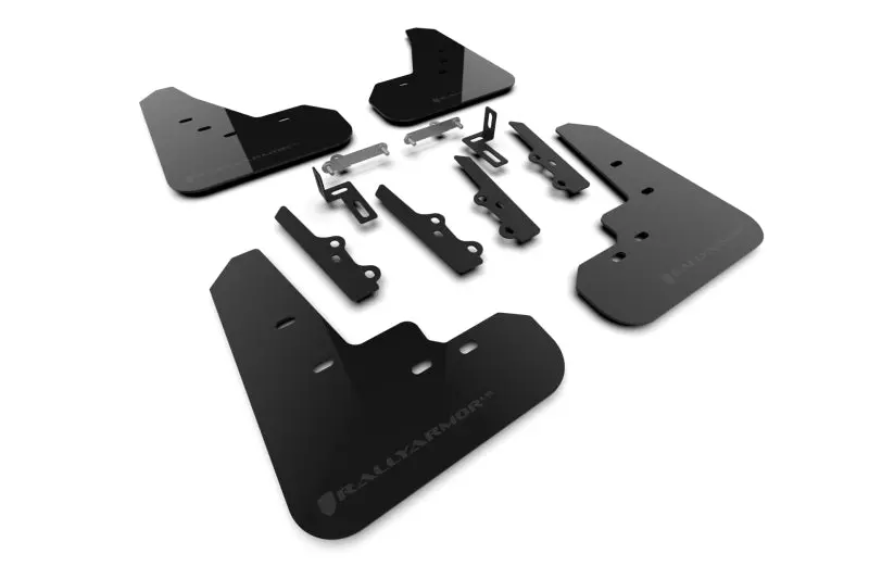 Rally Armor 25-26 Kia K4 Sedan Black Mud Flap Dark Grey Logo 1