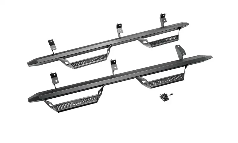 N-Fab 21-22 Ford Bronco 2 Door Predator Pro Step System - Wheel 2 Wheel - Tex. Black 1