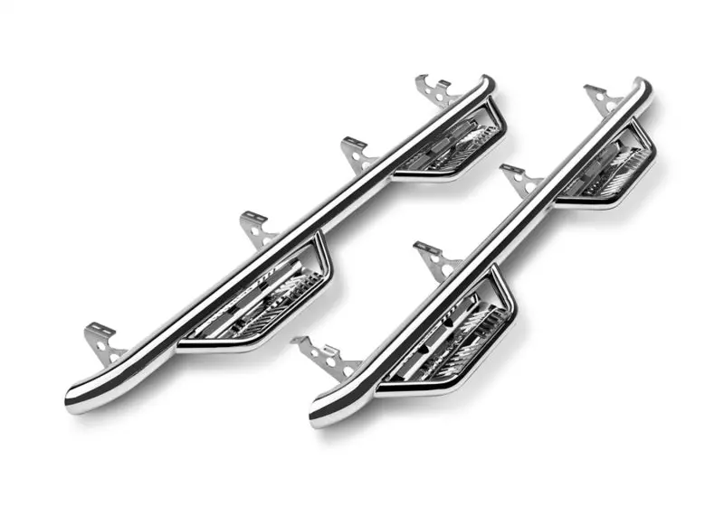 N-Fab Podium Ss 2019 Chevy/Gmc 1500 Crew Cab - Cab Length - Polished Stainless - 3In 2