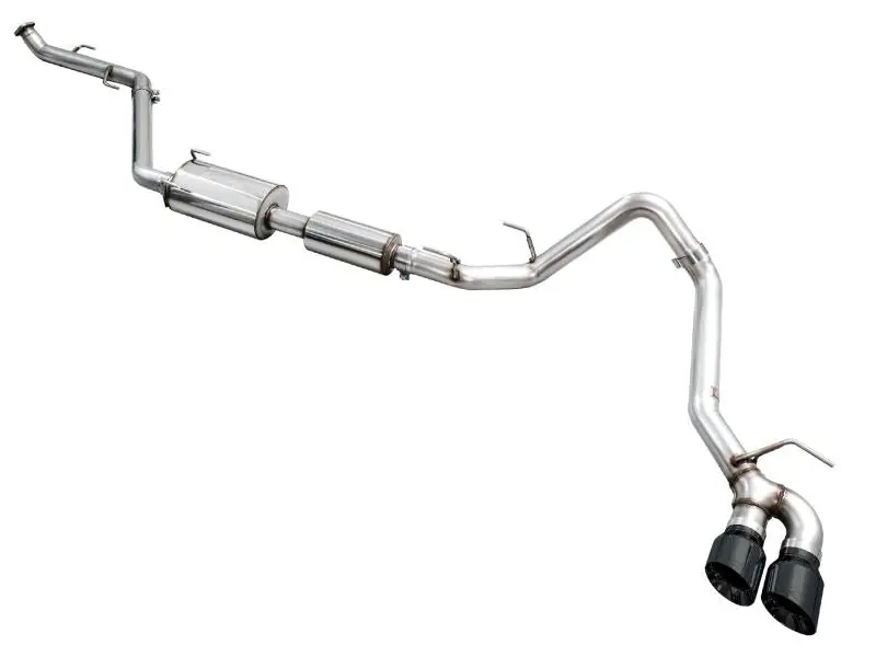 Awe Exhaust For 4Th Gen Toyota Tacoma Dual Diamond Black Tips 1