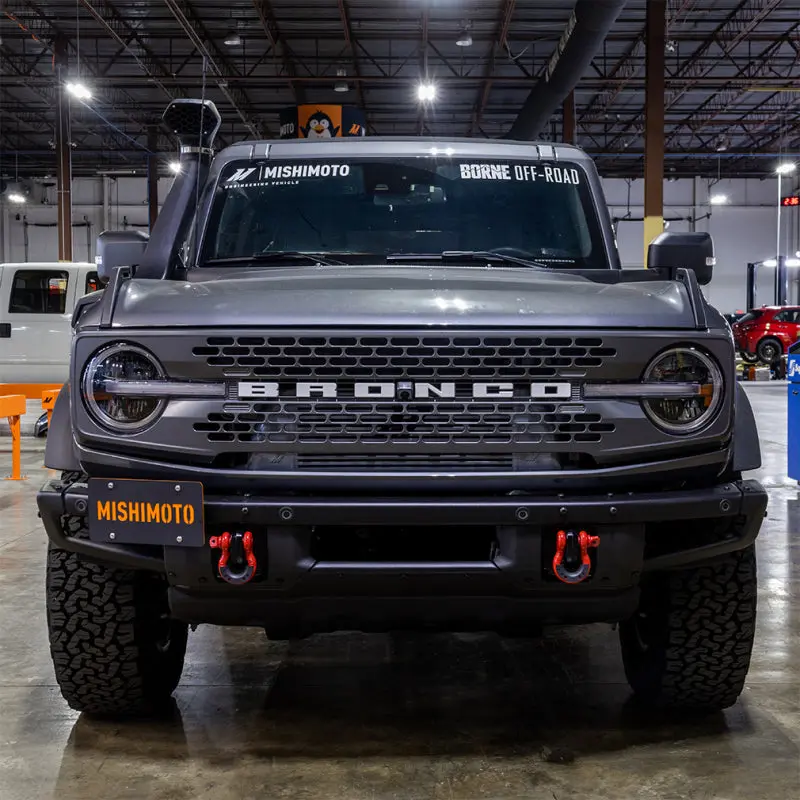 Mishimoto 2021+ Ford Bronco Modular Bumper License Plate Relocation 2