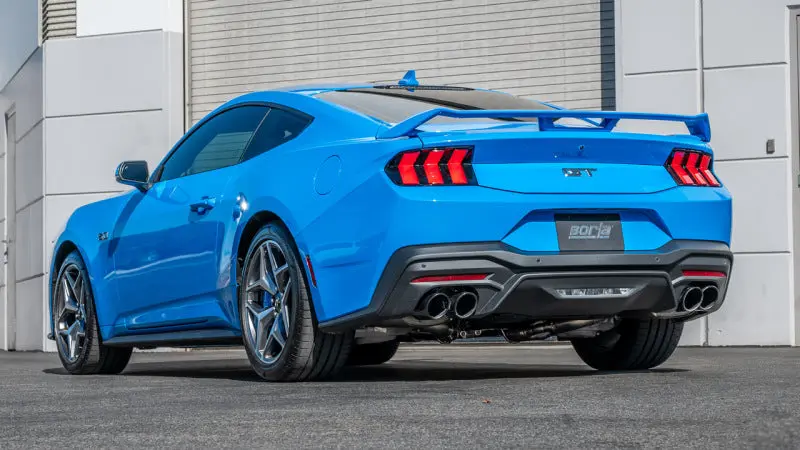 Borla 2024 Ford Mustang Gt 5.0L V8 3 In Atak Catback Non-Active Exhaust- Black Chrome Quad Tip 2