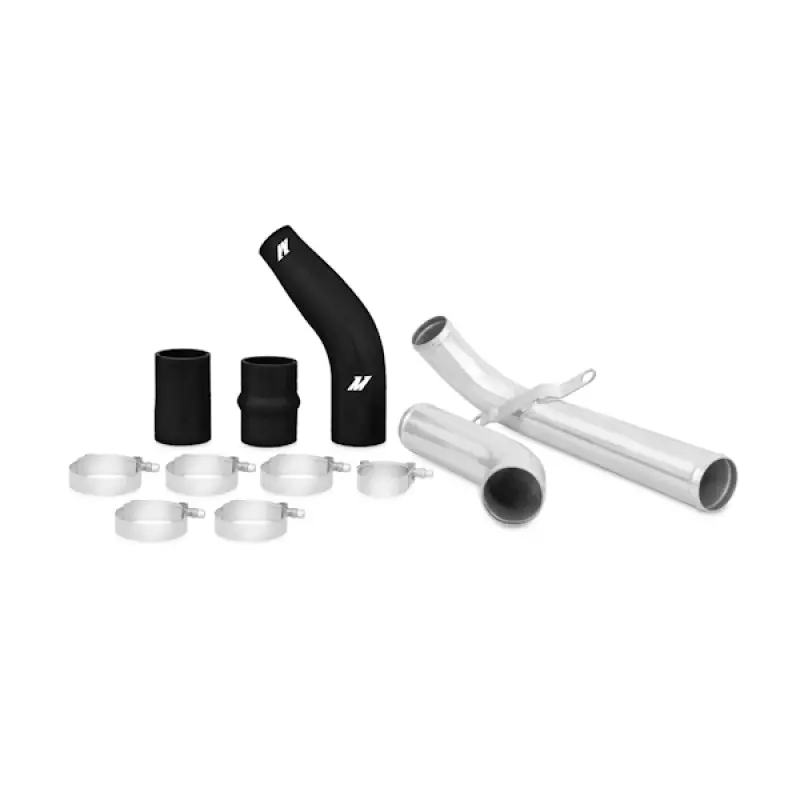 Mishimoto 08+ Mitsubishi Lancer Evolution X Black Upper Intercooler Pipe Kit 1
