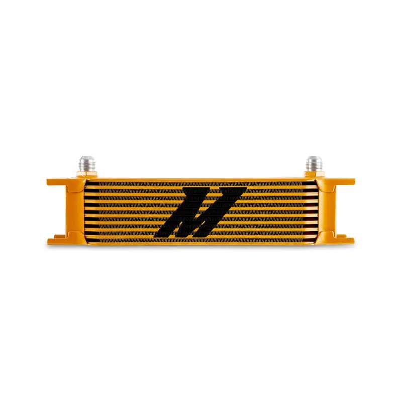 Mishimoto Universal -8An 10 Row Oil Cooler - Gold 1