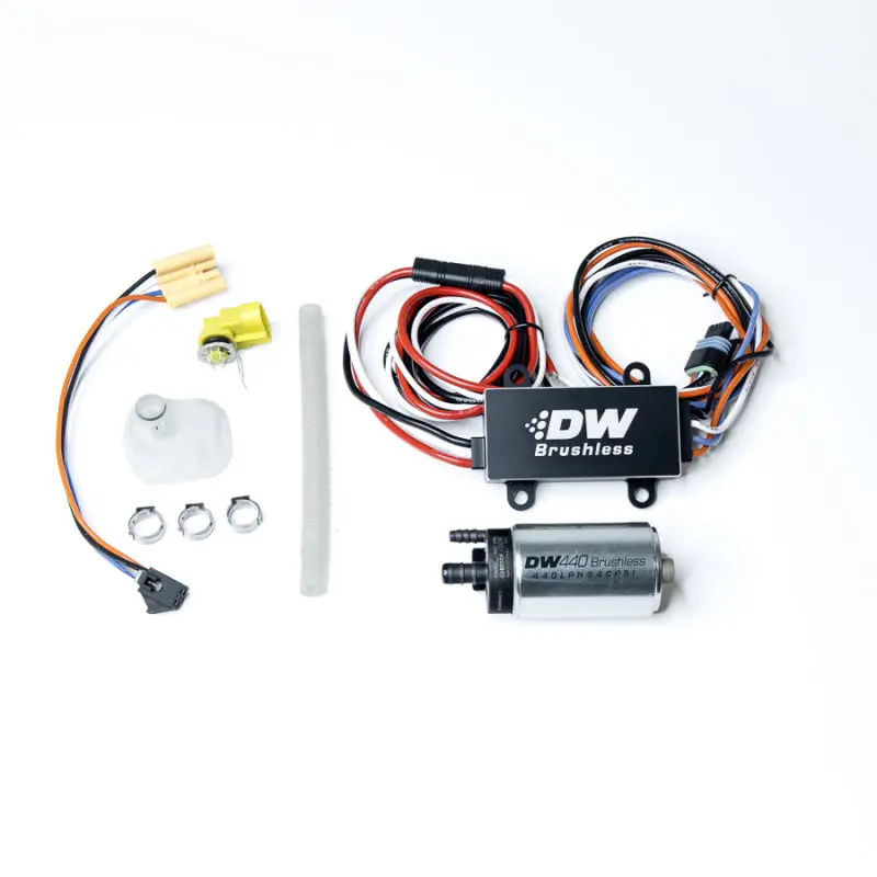 Deatschwerks 04-08 Mazda Rx-8 440Lph In-Tank Brushless Fuel Pump W/9-0904 Instl Kit/C102 Controller 1
