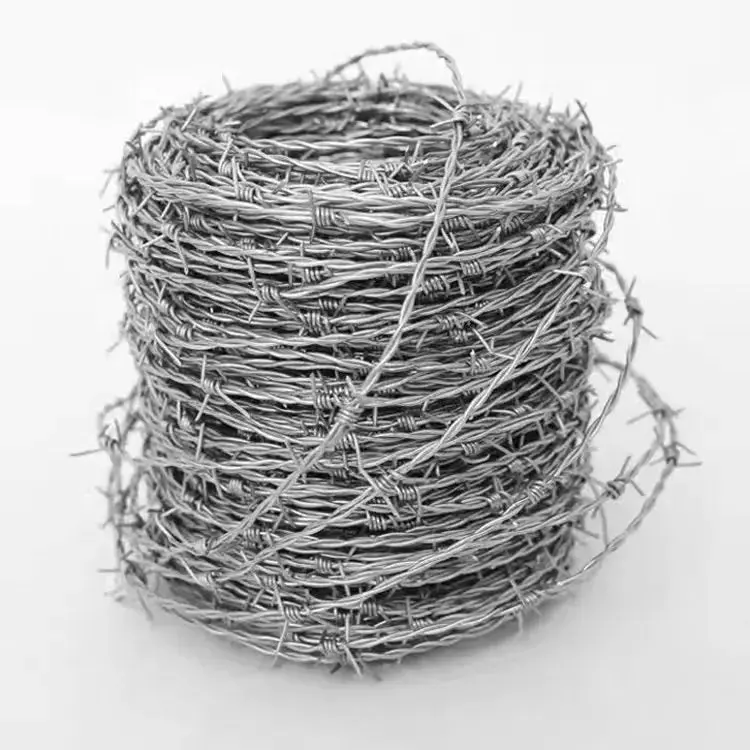 Kang Fencing  Galvanised Barbed Wire, Reverse Twist Barbed Wire, Galvanised 1.6Mm High Tensile Barbed Wire 1