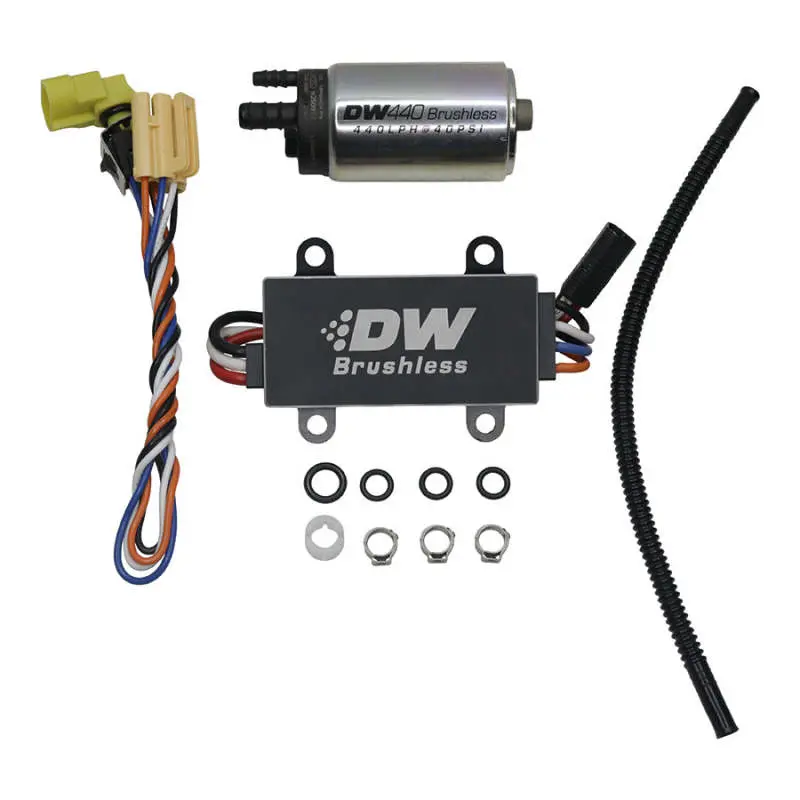 Deatschwerks Dw440 440Lph Brushless Fuel Pump W/+C102 Controller W/ Install Kit 14-19 Chevy Corvette 1