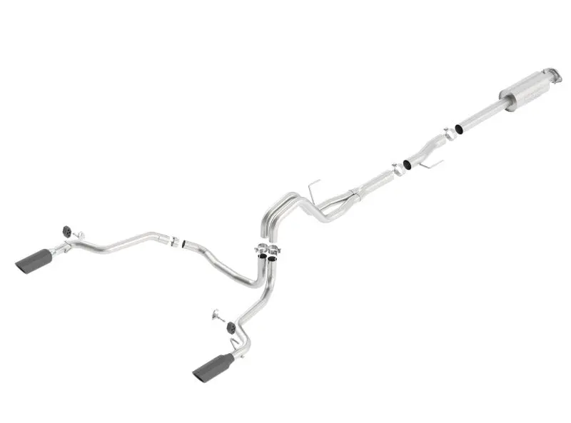 Borla 15-16 Ford F150 3.5L Ecoboost Ext. Cab Black Chrome Cb Exhaust Atak Single Split Rear Exit 1