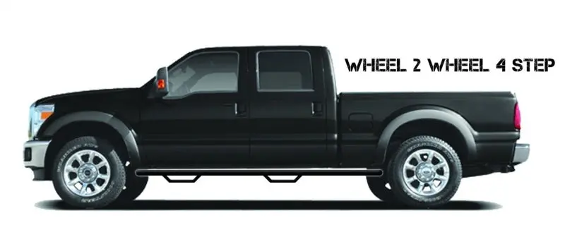 N-Fab Nerf Step 05-14 Nissan Frontier Ext. Cab 4.5Ft Bed - Tex. Black - Cab Length - 2In 2