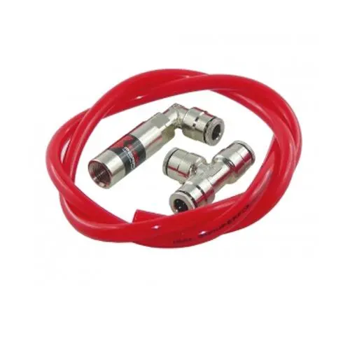 Snow Performance Water Dual Nozzle Upgrade Ss Braided Line (For 4An Ss Braided Line Kit) 2