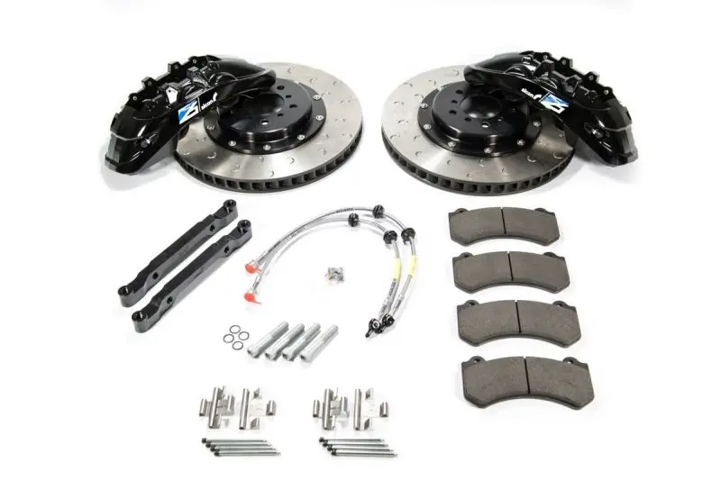 Alcon 2009+ Nissan Gt-R R35 412X36mm Rotor 6 Piston Caliper Rc6 Front Axle Kit - Grey 1