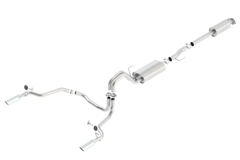 Borla 15-16 Ford F-150 2.7L/3.5L V6 / 5.0L V8 Ext. Cab Std. Bed Cb Exh Touring Single Split Rear Ext 2